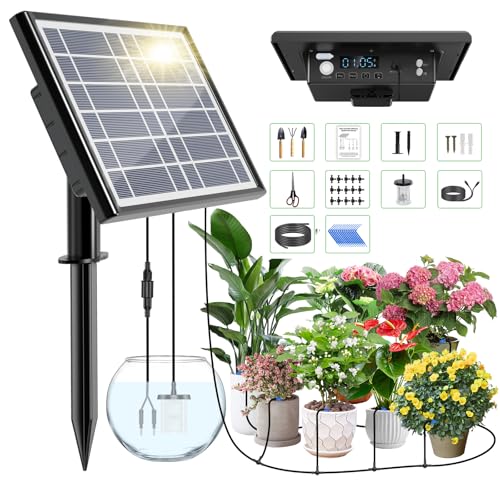 49FT Solar Drip Irrigation Kit (15 Count)