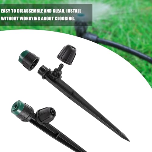 Anti Drop Drip Irrigation Emitters Sprayers for 1 (100 Count (sprayer))