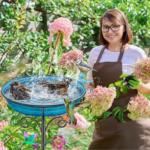 Metal Bird Bath for Outside