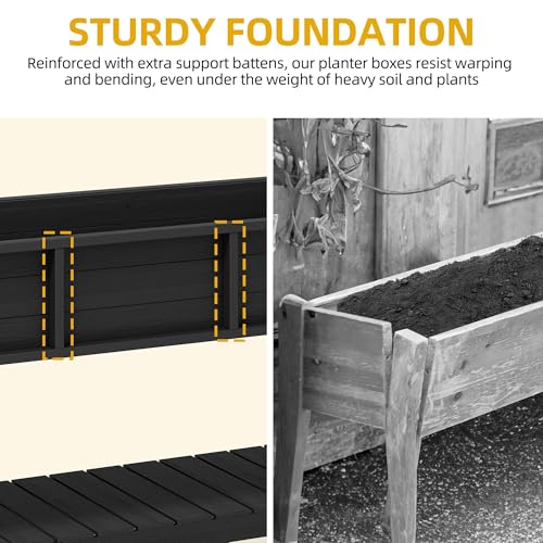 48x18x30in Raised Garden Bed Kit