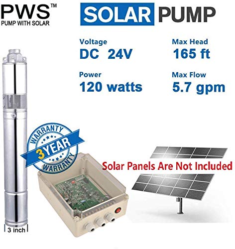 3 Year Warranty Solar Water Pump 24VDC