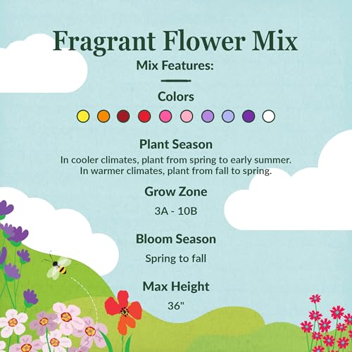 Fragrant Bulk Wildflower Seeds (16 Ounce)