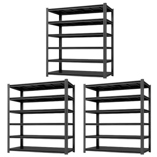 6 Tier Heavy Duty Garage Shelving (6T 55" W x 24" D x 84" H)