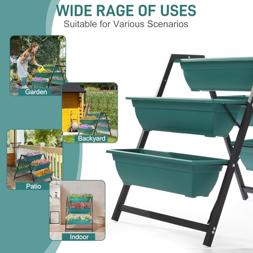 Green Raised Garden Planter Bed (5 Count)
