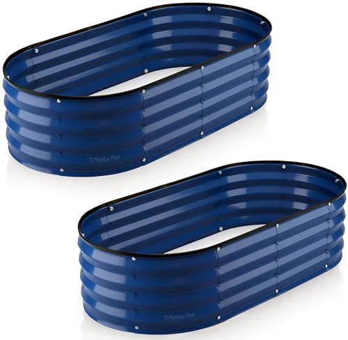Galvanized Raised Garden Beds Outdoor (2 Count)
