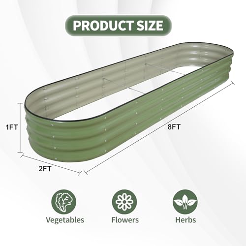 Galvanized Raised Garden Bed Outdoor