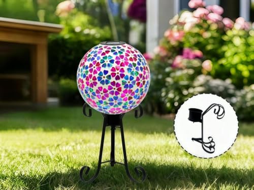 Metal Gazing Ball Stand (Black)