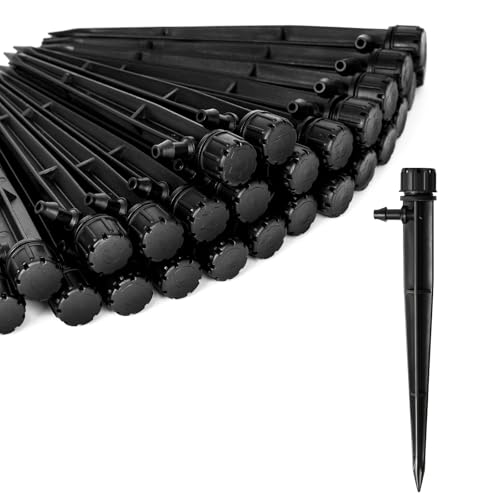 60pcs Drip Irrigation Emitters Irrigation Drippers Adjustbale Drip Emitters (60 Count)