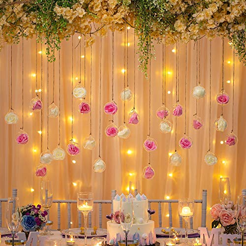 Mini Hanging Glass Tealight Holders Bulk (2.36 inches)