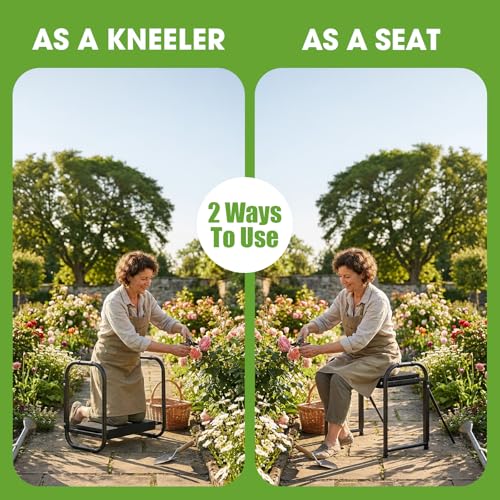 Foldable Garden Kneeler and Seat