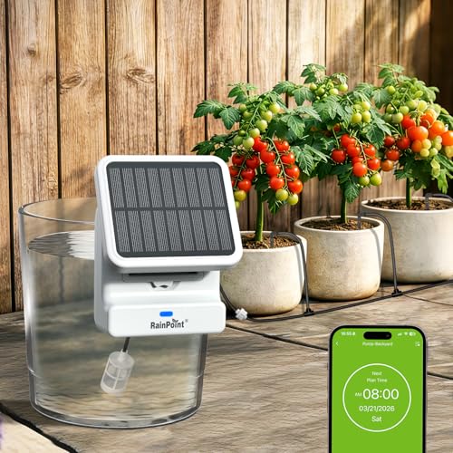 Smart WiFi Solar Drip Irrigation System for indoor & Outdoor Use
