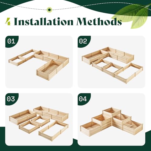 3 Tier Raised Garden Bed for Outdoor Gardening
