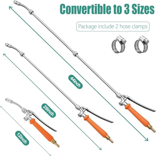 All Metal Sprayer Wand with 3 Types of Nozzles