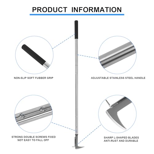 Crack Weeder Stainless Steel Manual Crevice Weeding Tool