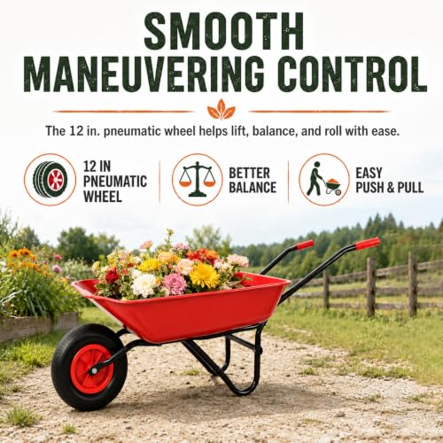 Wheel Wheelbarrow (Red)