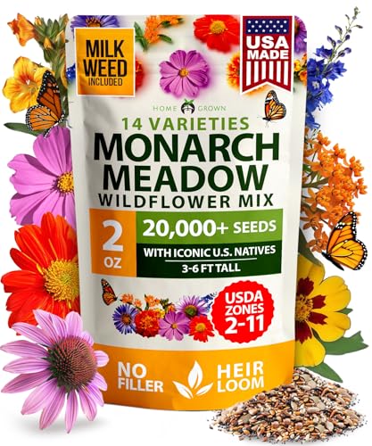 Monarch Butterfly Wildflower Mix Seeds