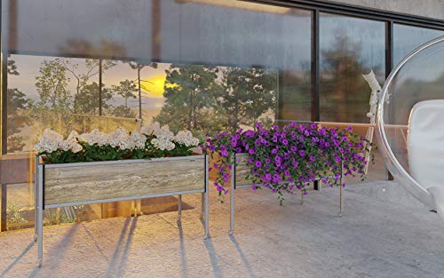 Raised Garden Bed with Wheels