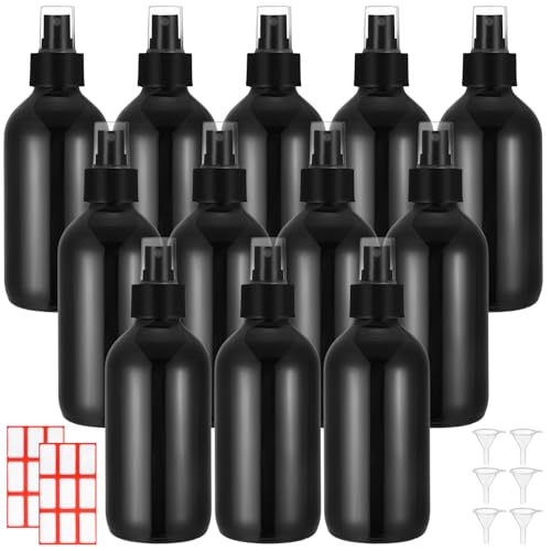 12 Pcs 8 oz Glass Spray Bottles (12 Count)