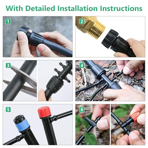 256FT Automatic Drip Irrigation System Kit