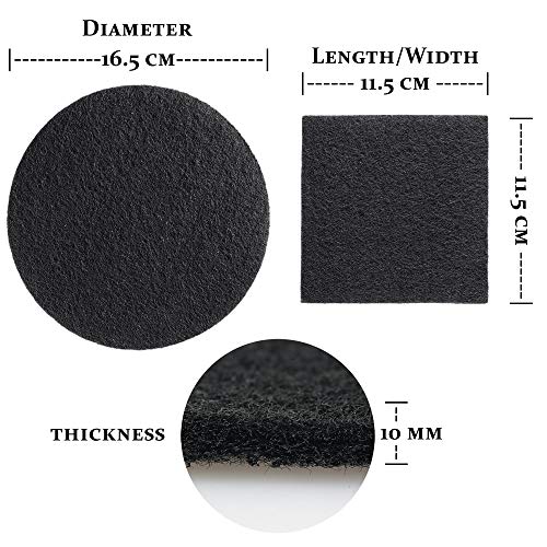 8 Pack Extra Thick Charcoal Filters for Kitchen Compost Bins