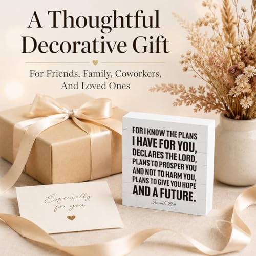 Christian Wooden Box Sign (Home sign 28)