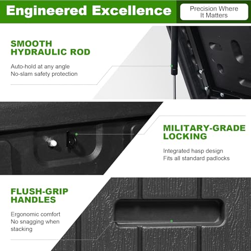320 Gallon Outdoor Storage Box Waterproof