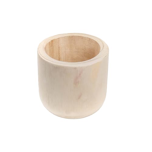 6.25'' Wood Cylinder Planter