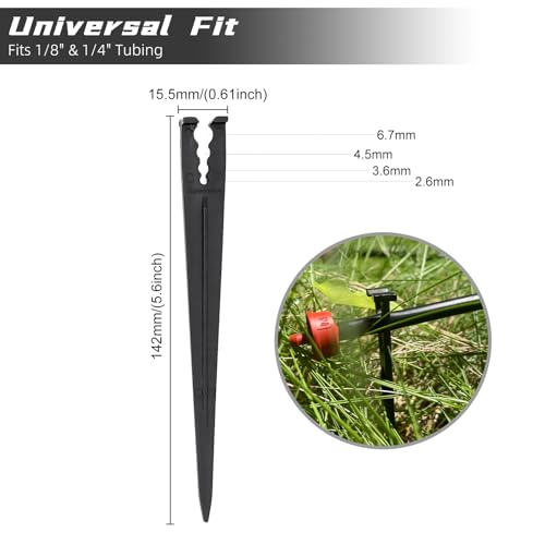 100 Pack Drip Irrigation Stakes for 1 (100 Count)