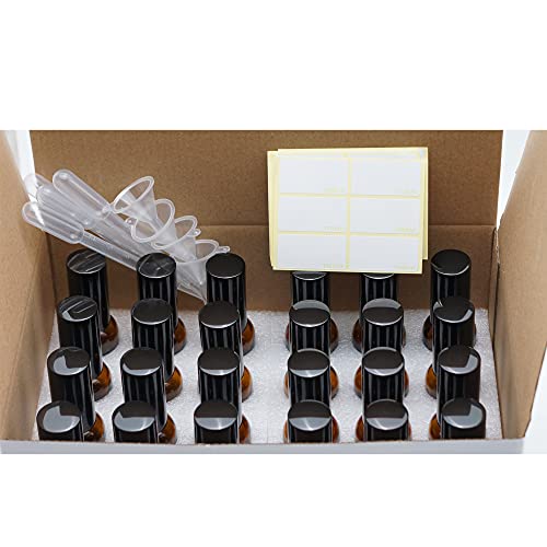 Clear Glass Spray Bottles 1oz (24 Count)