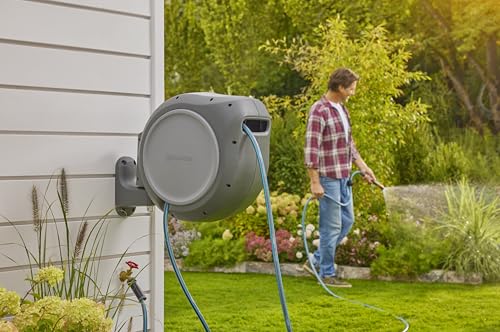 Retractable Garden Hose Reel (50 Foot)