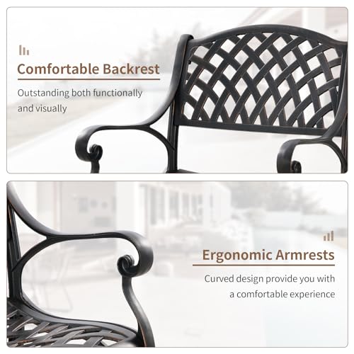 Cast Aluminum Patio Dining Set
