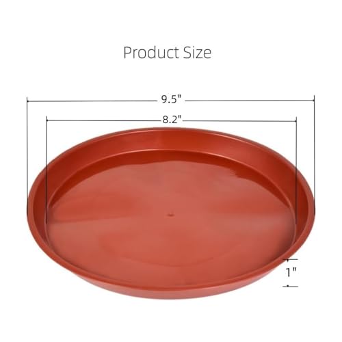 6 Pack 9.5 Inch (9.5"(6 Pack) / Brown)