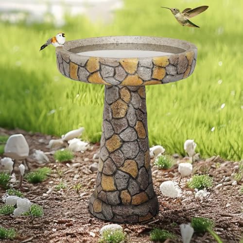 Stone Like Outdoor Bird Bath