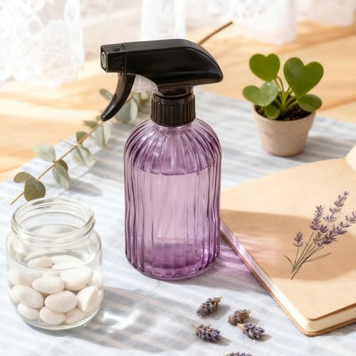 Glass Handheld Spray Bottle (Purple)