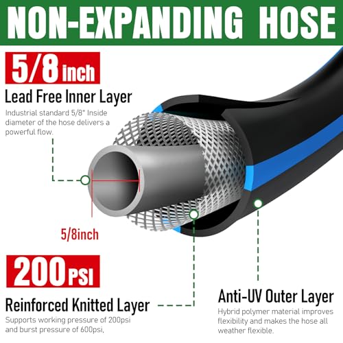 Heavy Duty Garden Hose 6ft (16 Ounce)