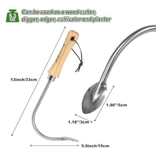 Weed Puller Crack Weeder Cultivator Garden Hand Tool