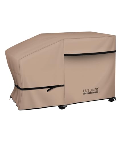 600D Outdoor Waterproof Griddle Cover 28 inch (28" (Single Shelf) / Brown)
