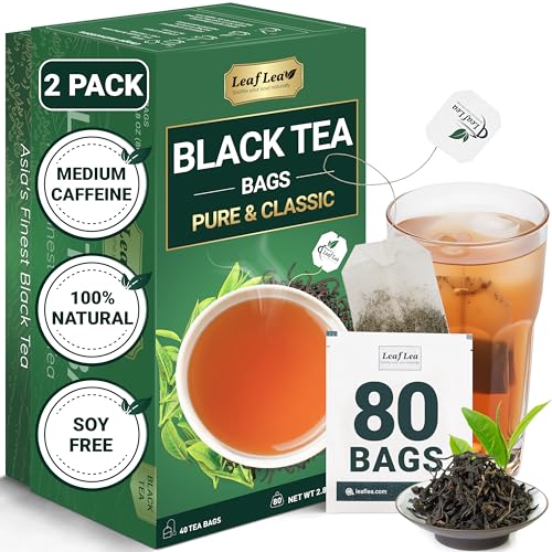 Premium Black Tea Bags (40 Count (Pack of 2))