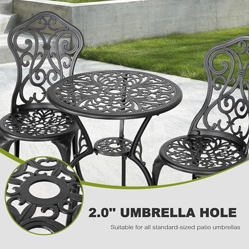 3 Pieces Patio Bistro Set