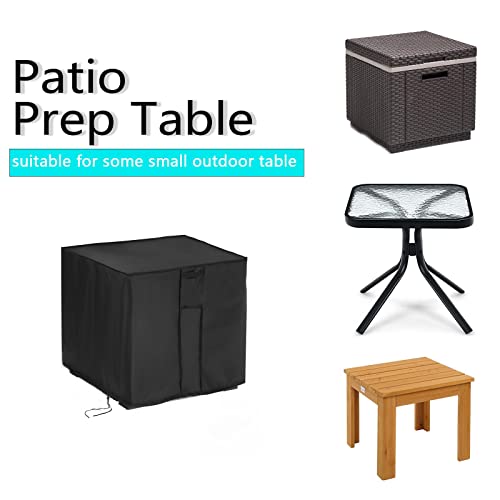 Outdoor Table Cover 18 Inch for Keter Ice Cube Beer Cooler Table