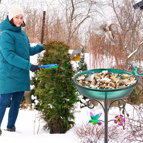 38.6in Bird Baths for Outdoors