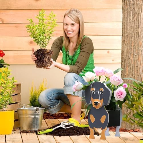 Small Dog Planter Plant Pots