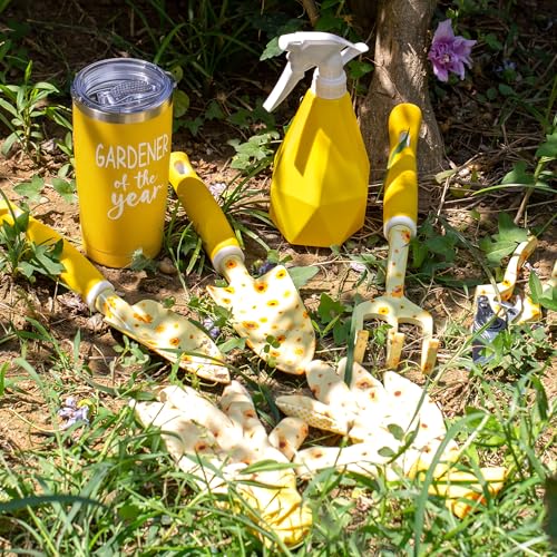 Garden Tool Set with Sunflower Print