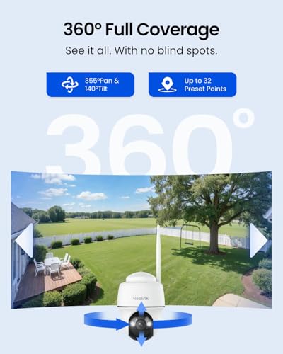 Solar Security Cameras Wireless Outdoor 360° Coverage Argus PT
