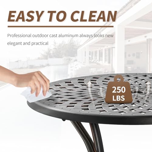 Cast Aluminum Patio Dining Set