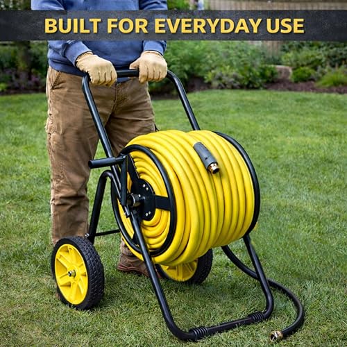 2 Wheel Garden Hose Reel Cart
