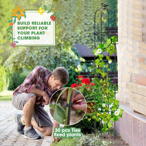 Tower Obelisk Garden Trellis for Climbing Plant (192cm)