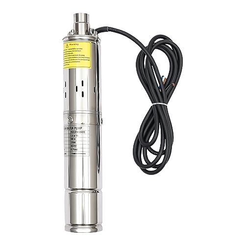 3 Inch Solar Water Pump Submersible Well Deep Bore Screw Well Garden Irrigation Kit with MPPT Controller