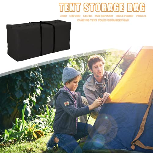 Patio Cushion Storage Bag 68 Inch Extra Large Waterproof Outdoor Pillow Storage Cover for Garden Furniture Cushions Protection Water Resistant