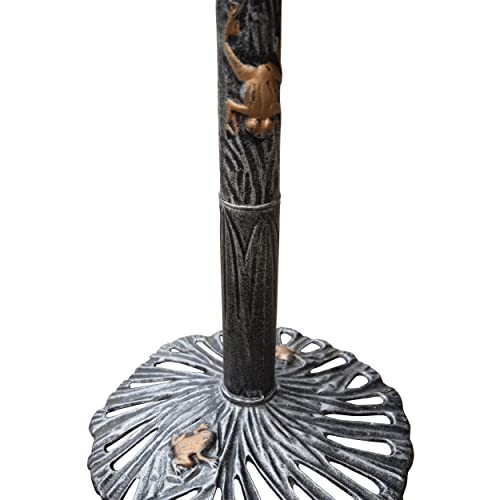 5065AP Antique Pewter Sunflower Design Aluminum Birdbath